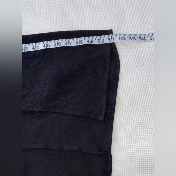 Women’s H&M black long SLIT-FRONT DRESS size medium NWT - Picture 10 of 14